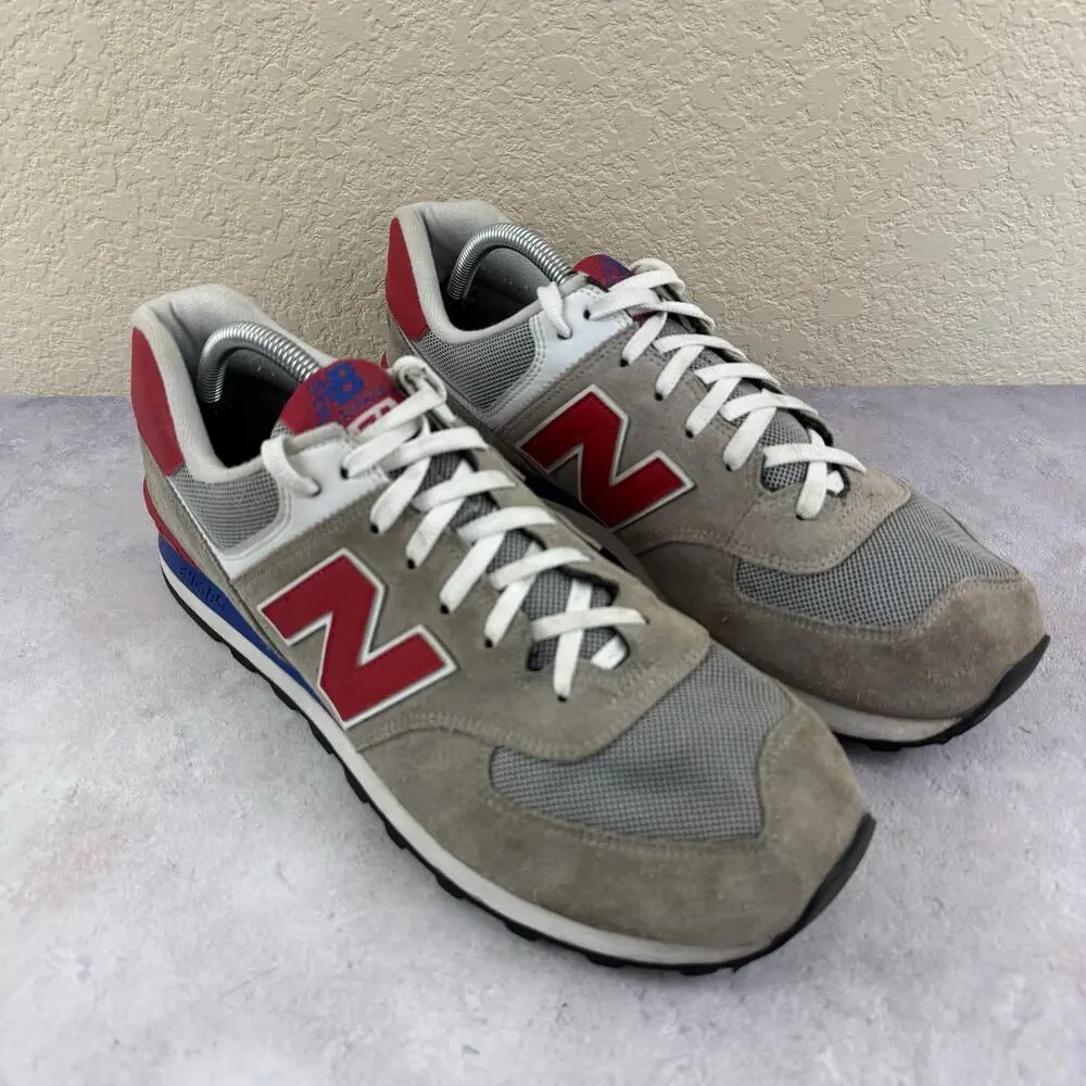 New Balance 574 Core Men’s 11.5 ML574MOX Gray/Red
